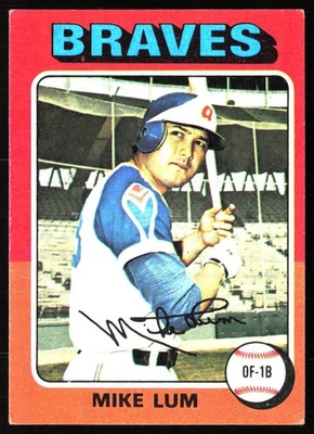 1975 Topps #154 Mike Lum - Image 1 of 2