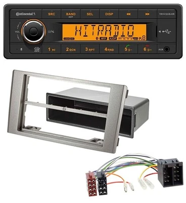 Continental MP3 Bluetooth AUX USB Autoradio für Iveco Daily (2006-2014) silber - Bild 1 von 4