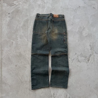 Vintage 90s Diesel Avantgarde Washed Denim Jeans Size 33 Gray - Image 1 of 4