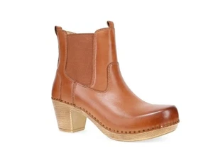 Dansko Shayna Stiefel mit Absatz brüniert Kalbsleder Damen Gr. 42 NEU seitlicher Reißverschluss - Bild 1 von 6