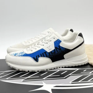 Gr. 6,5 LV (7,5-8 US) - Louis Vuitton Run Away Low ' White Blue' | SUPER GEPFLEGT - Bild 1 von 15