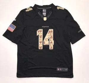 NIKE Miami Dolphins Jersey #14 LANDRY Men’s Large Salute To The Troops On-Field - Picture 1 of 18