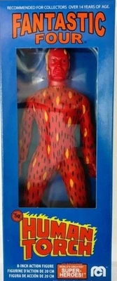 Nueva figura de acción retro Disney MEGO Marvel Fantastic Four The Human Torch 8" Foto 1 de 2