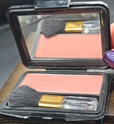 Vintage Revlon Tawny Peach Blush On Creme .29 Oz W Brush - Image 1 of 3