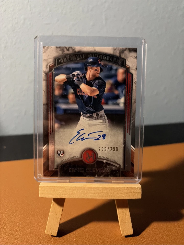 2022 Topps Museum Collection - Archival Autographs Ernie Clement /299 #AA-EC - Image 1 of 3