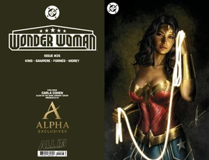 WONDER WOMAN 25 CARLA COHEN NYCC BRILLA EN LA OSCURIDAD VARIANTE VIRGEN CASI NUEVO 2025 - Imagen 1 de 1