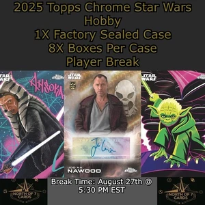 Boba Fett 2025 Topps Chrome Star Wars Hobby - 1X Case Player BREAK #10 - Picture 1 of 3