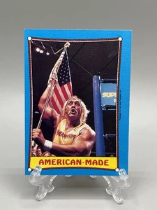 Hulk Hogan Wrestlemania III 1987 "American Made" Trading Card #35 OPC - Imagen 1 de 3