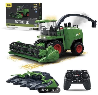 RC Ferngesteuerter Mähdrescher, 2 In 1 Spielzeug Mit Fernbedienung, Licht & Ton - Bild 1 von 4