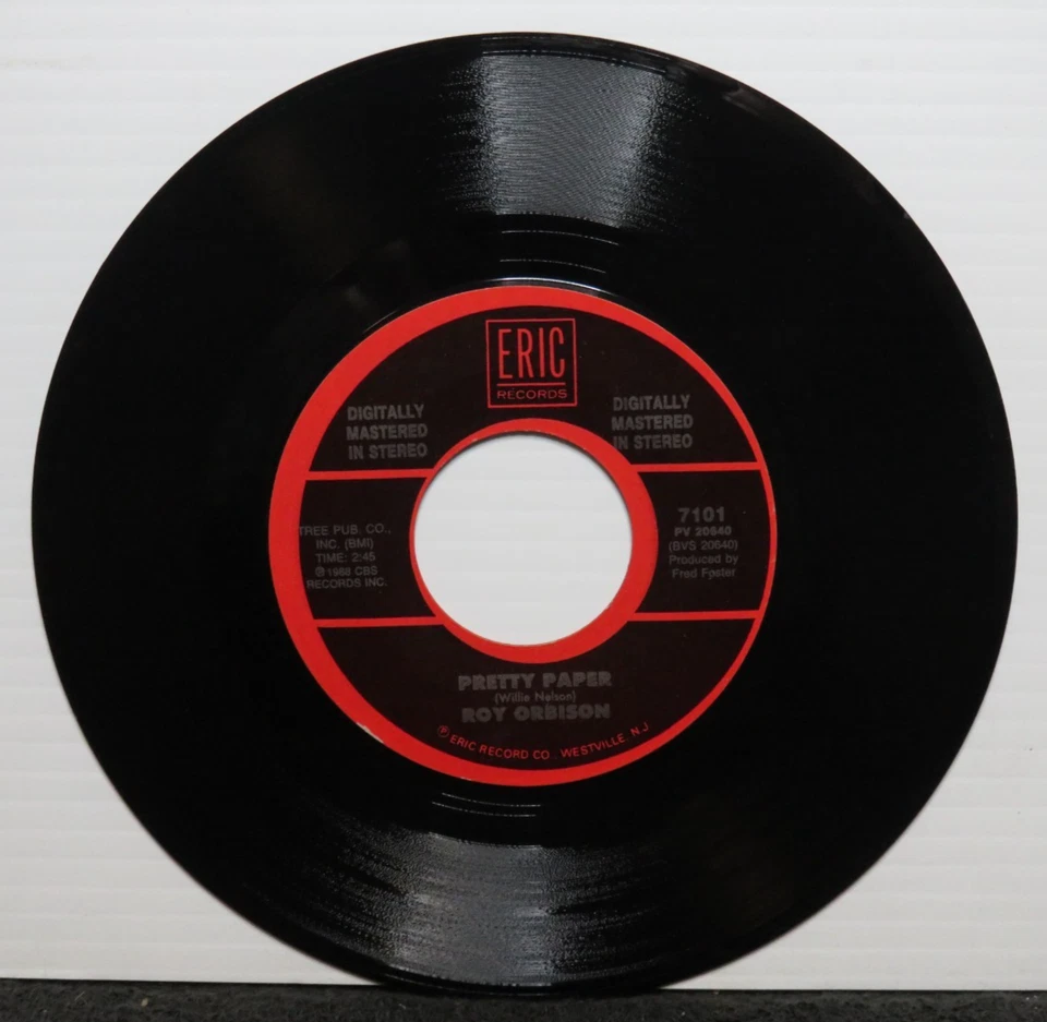ROY ORBISON PRETTY PAPER/OH, PRETTY WOMAN (NM) 7101 45 RECORD - Image 1 of 2