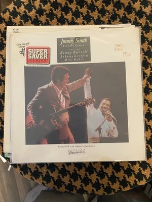 Jimmy Smith *Keep On Comin' *LP record *NEW *1983 *Elektra *60301-1 *JAZZ - Image 1 of 4
