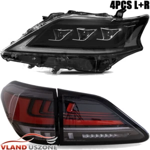 Fit Lexus RX 350 450H 2013-2015 LED Headlights +Tail Lights Sequential Turn sig - Picture 1 of 14