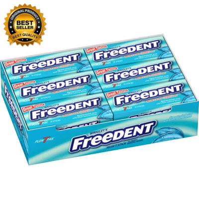 Goma de mascar - WRIGLEY'S sabor menta verde, paquete de 12 chicles a granel, 15 varillas por paquete Foto 1 de 4