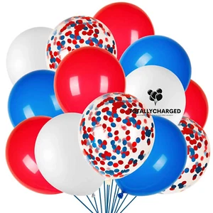 25 globos Union Jack rojos blancos azules Queen Jubilee Royal GB - Imagen 1 de 8