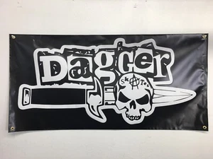 dagger skate VINYL BANNER 2ftx4ft made in usa mancave shop garage - Picture 1 of 3