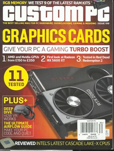 CUSTOM PC MAGAZINE, GRAPHICS CARDS * 11 TESTED APRIL, 2020 ISSUE # 199 UK - Foto 1 di 1