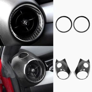 100% Carbon Fiber Dashboard Side AC Vent Cover Trim Kit for Mini R55/56/57/58/59 - Bild 1 von 4