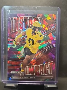 Selecciones de draft Panini Prizm 2023 #II-25 Christian Gonzalez impacto instantáneo hielo rojo - Imagen 1 de 6