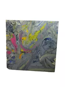 MUSK YAI 12x12 Quadro astratto acrilico su tela - Wall Art 1ART - Foto 1 di 5