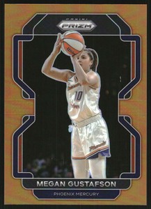 2022 Panini Prizm WNBA Prizms Orange #110 Megan Gustafson /49 