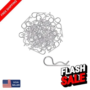 100 Universal Replacement RC Body Clips - Secure Fit for All 1/10 Scale Models - Picture 1 of 6