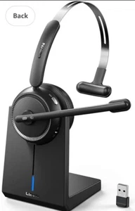 LEVN Wireless Headset 5.2 for Call Center, Bluetooth Headphones with Mic for... - Picture 1 of 11