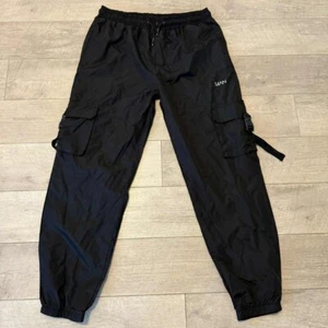 Pantalones cargo boohooMAN negros para hombre talla XL - Imagen 1 de 7