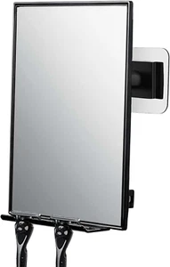CLSEVXY Shower Mirror for Shaving - with Squeegee, Razor Stand for Shower & Swiv - Picture 1 of 12