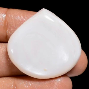 100% Natural Mother Of Pearl Heart Shape Cabochon Gemstone 50 Ct 29X30X7mm AB670 - Picture 1 of 4