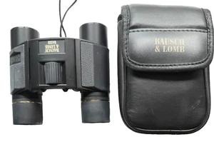 EXCELLENT VINTAGE BAUSCH & LOMB 9x22 COMPACT BINOCULAR & CASE CAMPING / CONCERTS - Picture 1 of 7