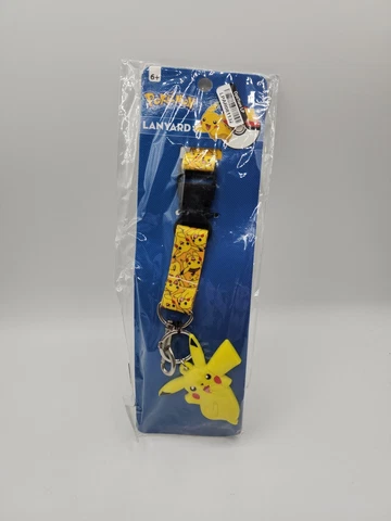 Pokemon Pikachu Lanyard Key Chain New Licensed Nintendo - Stocking Stuffer Gift Cover