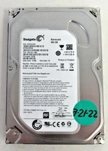 Seagate Barracuda Desktop HDD 500GB ST500DM002 P/N: 1BD142-302 3.5" SATA 7200RPM - Picture 1 of 12