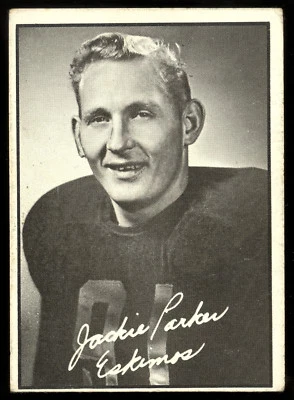 1961 TOPPS CFL FOOTBALL #39 JACKIE PARKER EX+ EDMONTON ESKIMOS Mississippi State - Image 1 of 2
