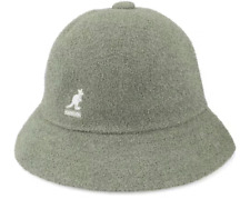 Kangol Wool Casual Unisex Bucket Hat - Oil Green