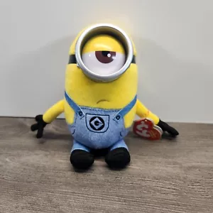 The Minions Ty Beanie Baby Babies MEL Plush Despicable Me 3 2017 Movie 7" NEW - Picture 1 of 4
