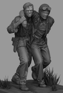 FI35-208, USMC Juego de cisternas heridas (2 FIG.), Tanque Art 1/35 - Imagen 1 de 7