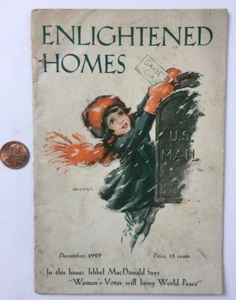 1929 Enlightened Homes "Women's Votes Will Bring Peace" Advertising Appliances - Picture 1 of 10