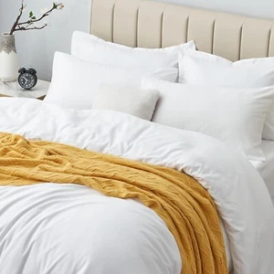 100% EGYPTIAN COTTON DUVET COVER SET BEDDING SETS SINGLE DOUBLE KING SIZE UK - Picture 1 of 47