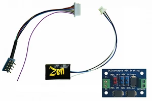 DCC Concepts DCD-ZNMINI.4A Zen Black Decoder 4fn 8 Pin Harness w/ABC Module - Picture 1 of 2
