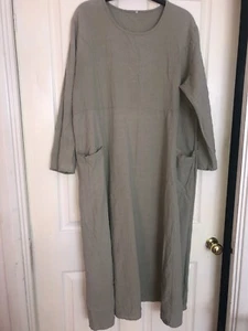 Ladies Women’s Dress 4XL Pockets Long 100% Cotton Good For Vacations Summer - Picture 1 of 5