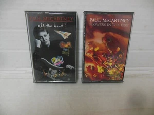 LOT OF 2 exc PAUL McCARTNEY cassettes ALL THE BEST + FLOWERS IN THE DIRT - Picture 1 of 4