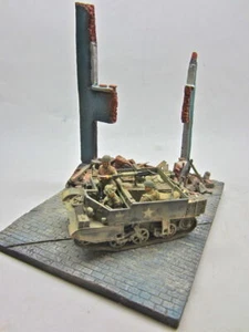 FoG Models 1/35 Scale Tram stop Ruin Ruined Building and Diorama Base - Picture 1 of 8