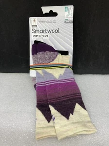 Merino SmartWool Kids Ski Light Cushion OTC Youth Crew Socks - sz 3-6.5 (S/P) - Picture 1 of 8