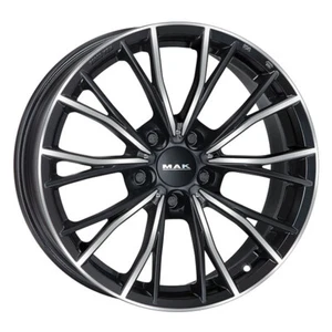 ALLOY WHEEL MAK MARK FOR BMW SERIE 4 COUPE 8.5X19 5X120 BLACK MIRROR 8Z8 - Picture 1 of 4