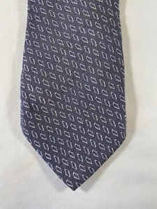 Corbata delgada de seda de diseñador Buffalo - David Bitton retro - Imagen 1 de 3
