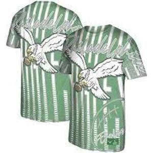 Men's Mitchell & Ness Heathered Kelly Green Philadelphia Eagles Jumbotron XL - Picture 1 of 1