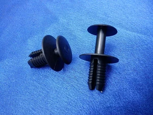 12x Abdeckung Verkleidung Clips Befestigung Klips Spreizniet 8mm schwarz 27A - Bild 1 von 7