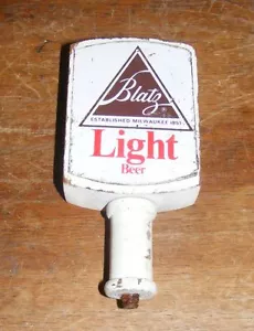 Vintage Wood Blatz Light Beer Tap Handle Milwaukee - Picture 1 of 3