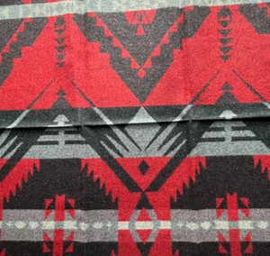 Ralph Lauren Blackstone River Blanket Cochineal Red Fabric Remnant 24"x24" - Picture 1 of 2