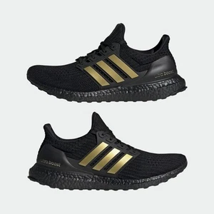 Adidas Ultraboosts 4.0 DNA Black/Gold UK 8.5 - Picture 1 of 9